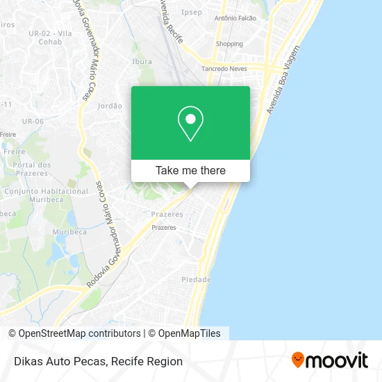 Dikas Auto Pecas map