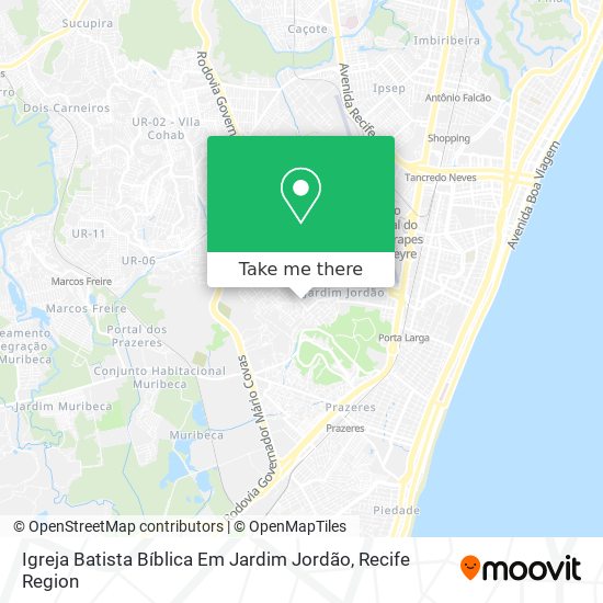 Igreja Batista Bíblica Em Jardim Jordão map