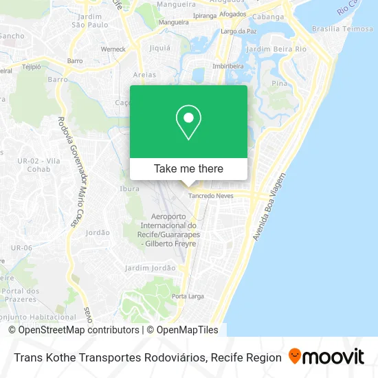 Trans Kothe Transportes Rodoviários map