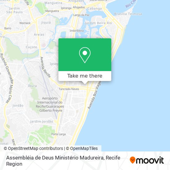 Assembléia de Deus Ministério Madureira map