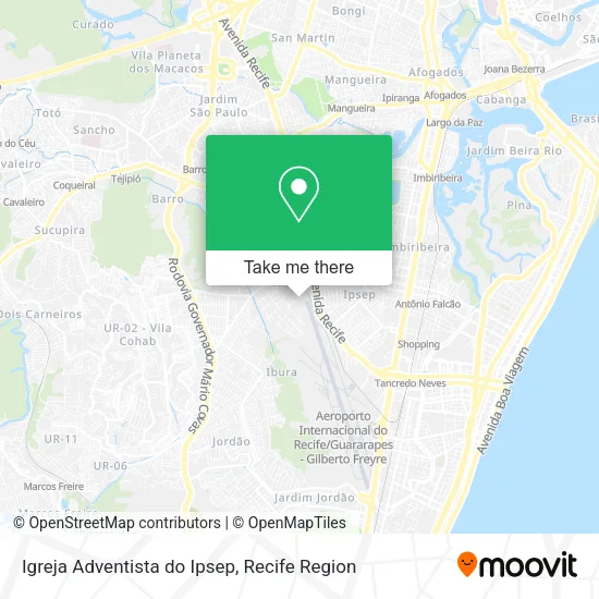 Igreja Adventista do Ipsep map