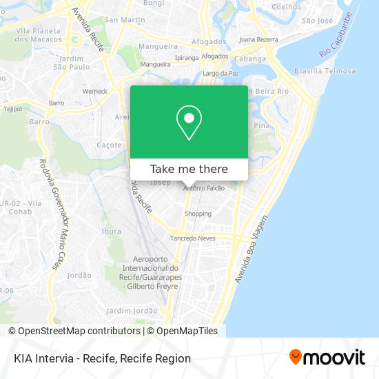 KIA Intervia - Recife map