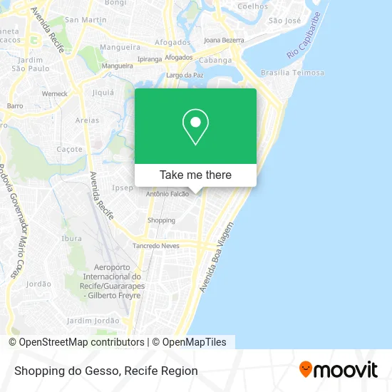 Shopping do Gesso map