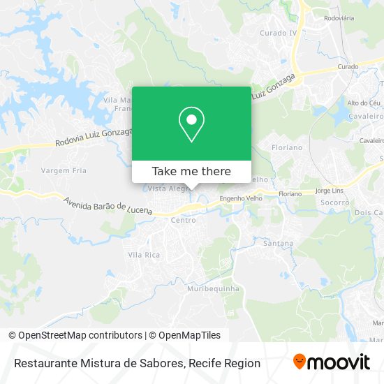Restaurante Mistura de Sabores map