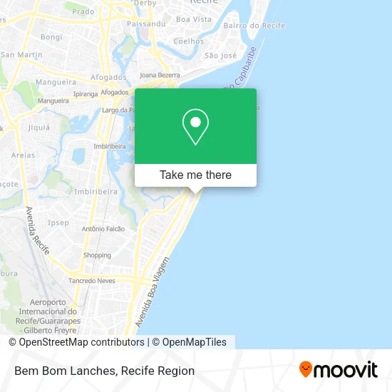 Bem Bom Lanches map