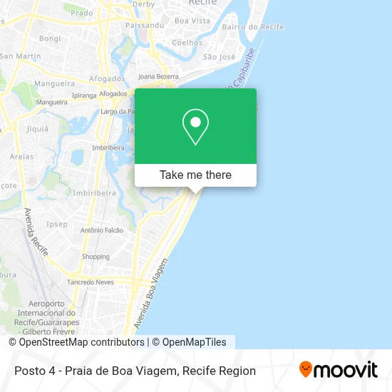 Posto 4 - Praia de Boa Viagem map