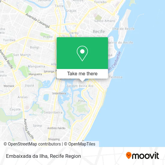 Embaixada da Ilha map