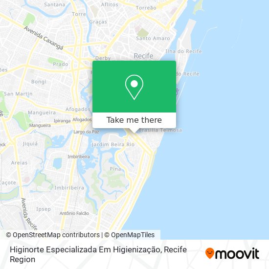 Higinorte Especializada Em Higienização map