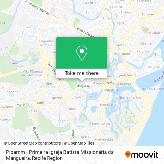 Pibamm - Primeira Igreja Batista Missionária da Mangueira map