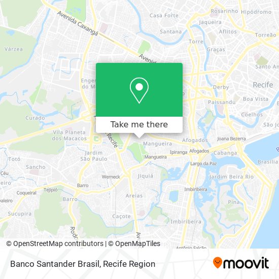 Banco Santander Brasil map