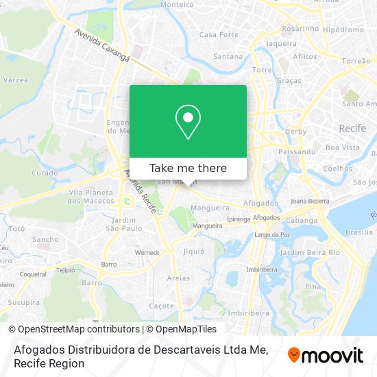 Mapa Afogados Distribuidora de Descartaveis Ltda Me