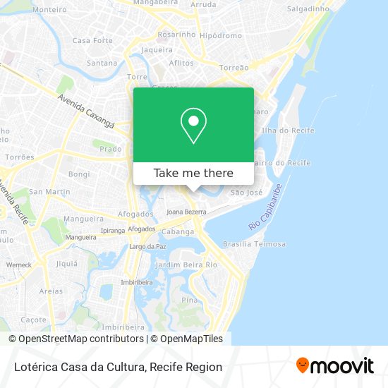 Lotérica Casa da Cultura map