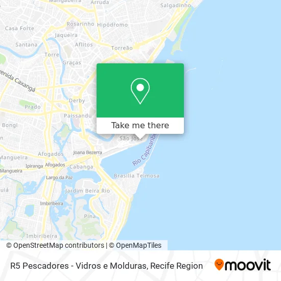 R5 Pescadores - Vidros e Molduras map