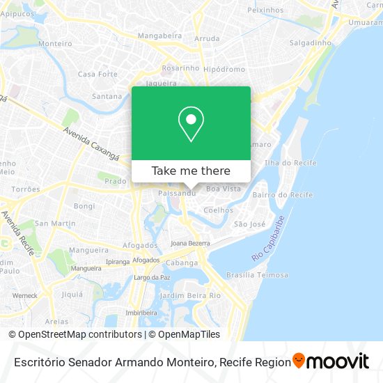 Escritório Senador Armando Monteiro map