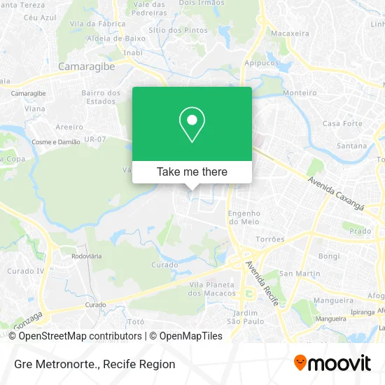 Gre Metronorte. map