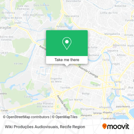 Mapa Wiki Produções Audiovisuais