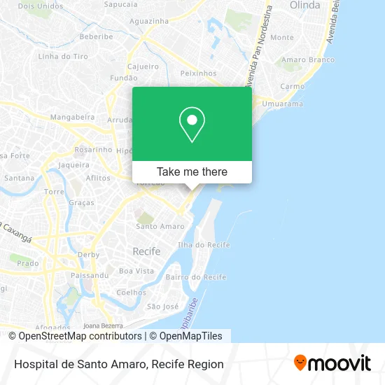 Hospital de Santo Amaro map