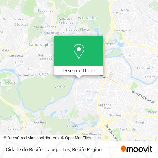 Cidade do Recife Transportes map