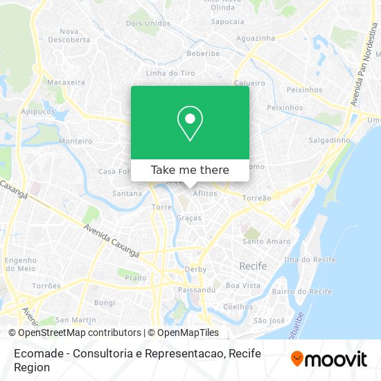 Mapa Ecomade - Consultoria e Representacao