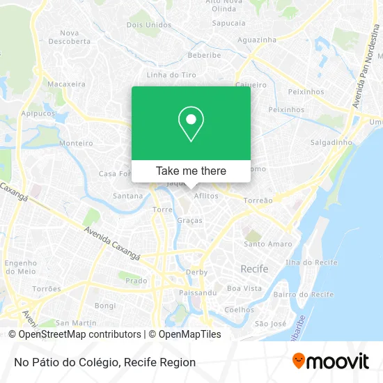 No Pátio do Colégio map