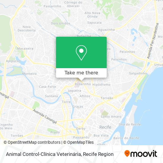 Mapa Animal Control-Clínica Veterinária