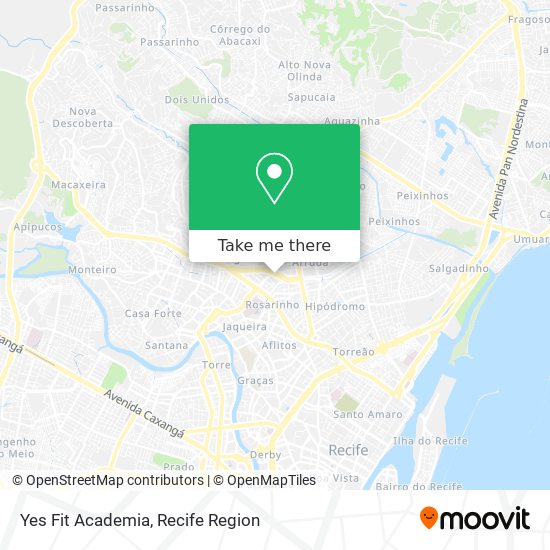 Yes Fit Academia map