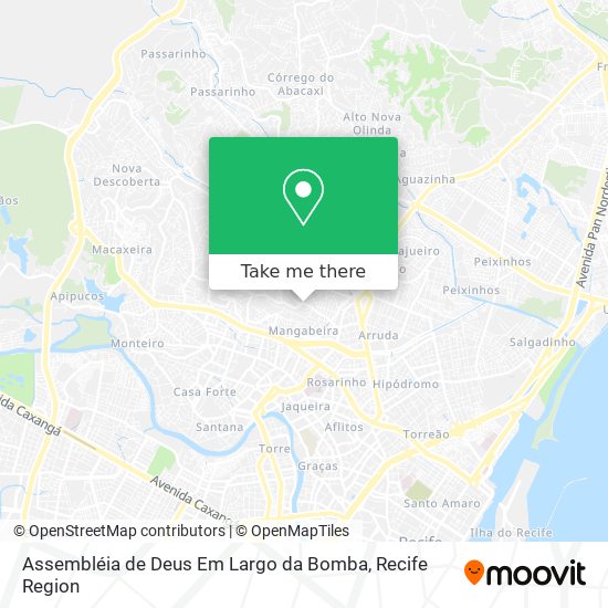 Assembléia de Deus Em Largo da Bomba map