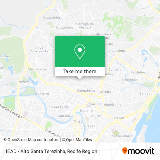 IEAD - Alto Santa Terezinha map