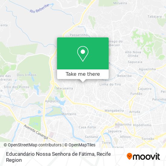 Educandário Nossa Senhora de Fátima map