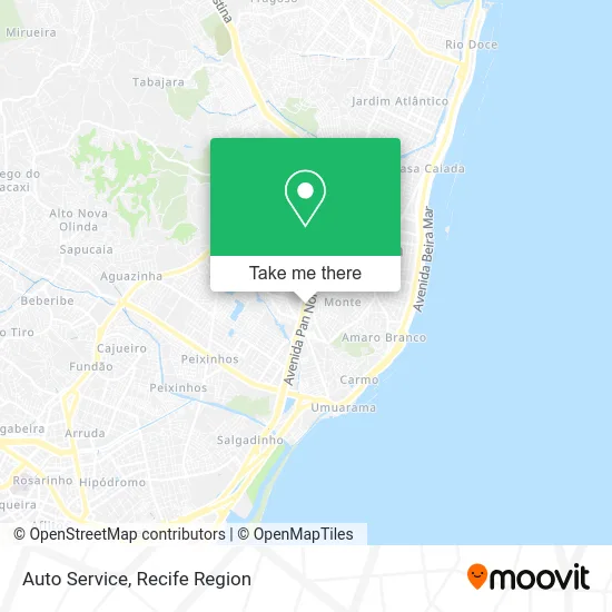 Auto Service map