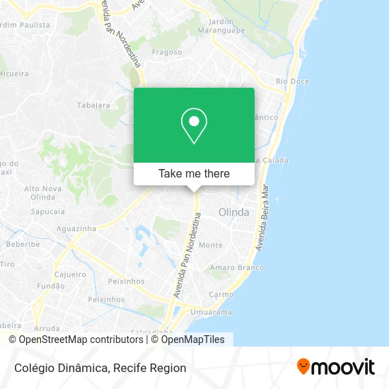 Colégio Dinâmica map