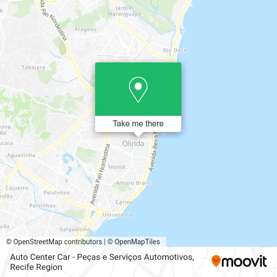 Auto Center Car - Peças e Serviços Automotivos map