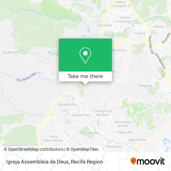 Igreja Assembleia de Deus map