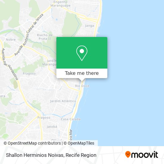 Shallon Herminios Noivas map