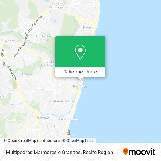 Multipedras Marmores e Granitos map
