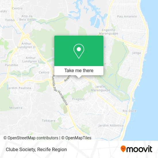 Clube Society map