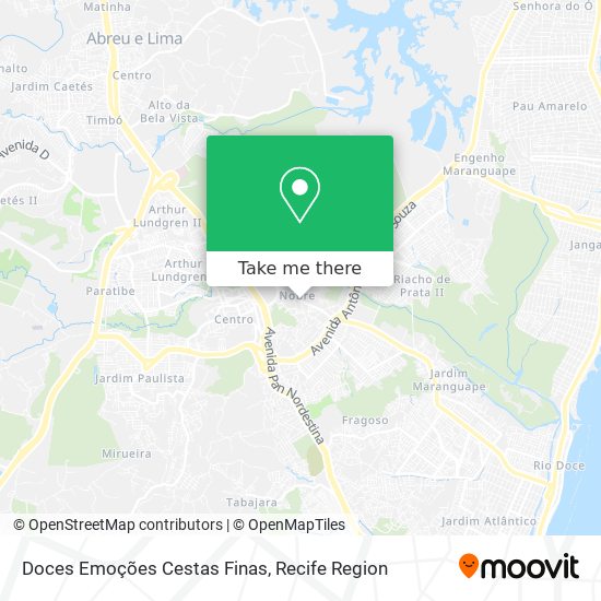Doces Emoções Cestas Finas map