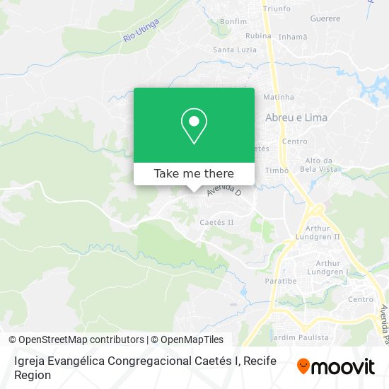 Igreja Evangélica Congregacional Caetés I map