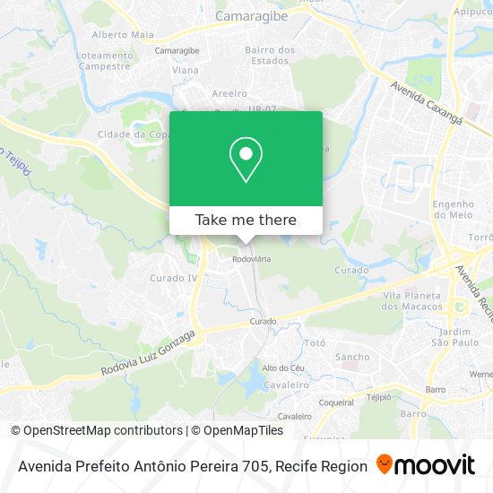 Avenida Prefeito Antônio Pereira 705 map