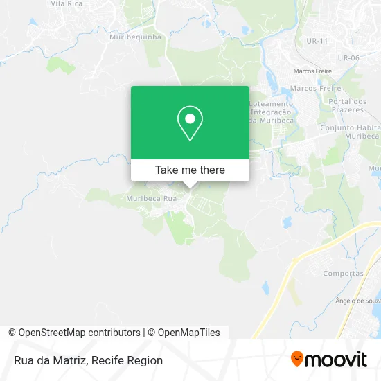 Rua da Matriz map