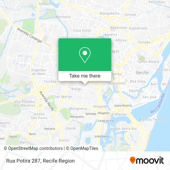 Rua Potira 287 map