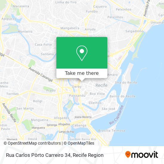 Mapa Rua Carlos Pôrto Carreiro 34