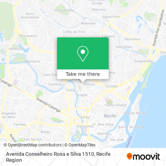 Avenida Conselheiro Rosa e Silva 1510 map