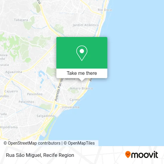 Rua São Miguel map