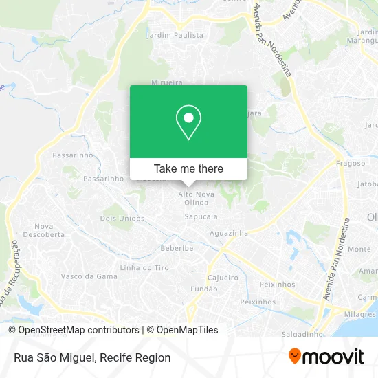 Rua São Miguel map
