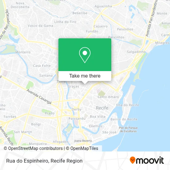 Rua do Espinheiro map