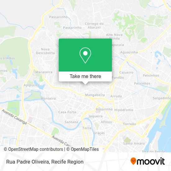 Rua Padre Oliveira map