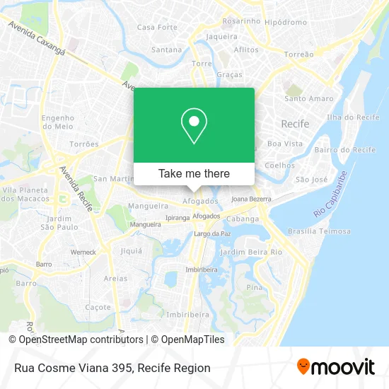 Rua Cosme Viana 395 map