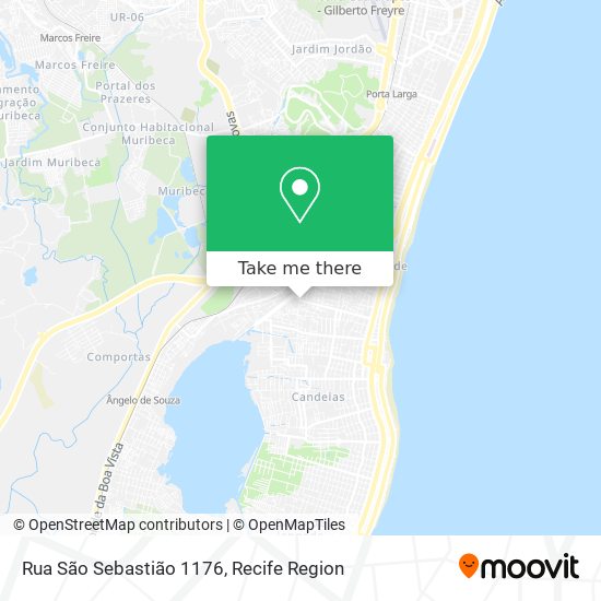 Rua São Sebastião 1176 map