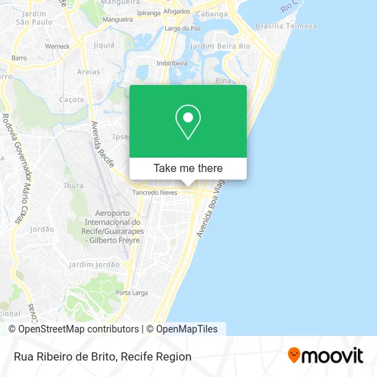 Rua Ribeiro de Brito map